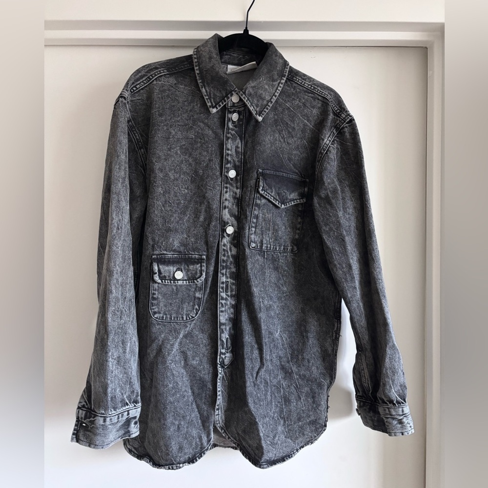 Han Kjøbenhavn Gray Denim Jacket